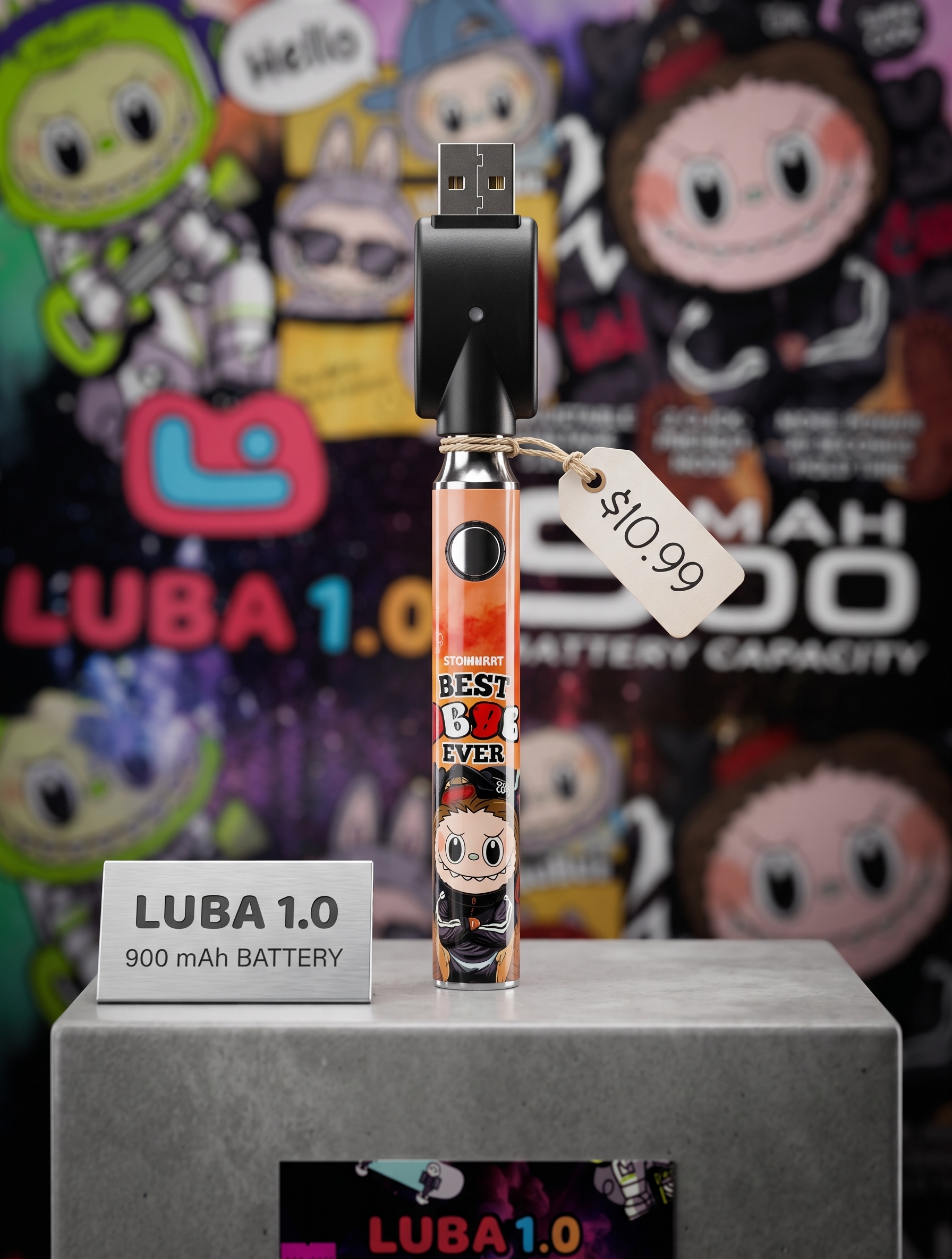 Luba 1.0 - 510 Thread 900 MaH Adjustable Vape Battery