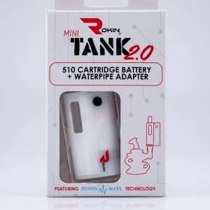 Rokin Mini Tank Pro 2.0 510 Cartridge Battery + Waterpipe Adapter